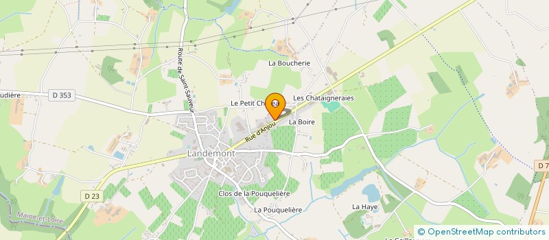 localisation de l'entreprise BLOINO FLORENT  OREE-D'ANJOU