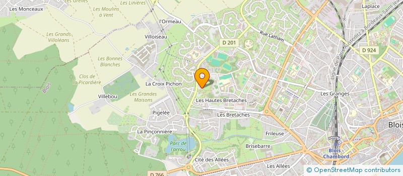 localisation de l'entreprise BLOIS ASSOCIATION FOOTBALL CLUB  BLOIS