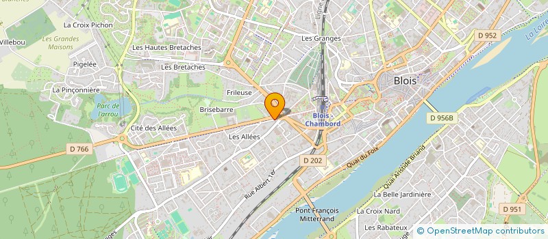 localisation de l'entreprise BLOIS JUDO  BLOIS