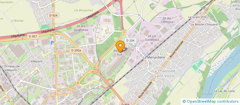 localisation de l'entreprise BLOIS PALETTES  LA CHAUSSEE-SAINT-VICTOR