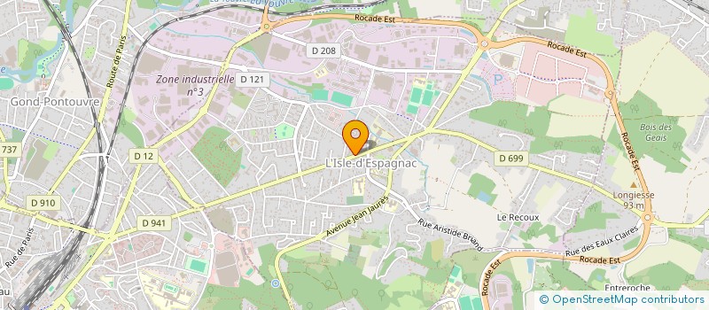 localisation de l'entreprise BLOM  L'ISLE-D'ESPAGNAC