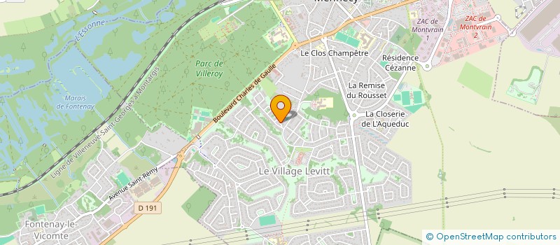 localisation de l'entreprise BLOMMO  MENNECY