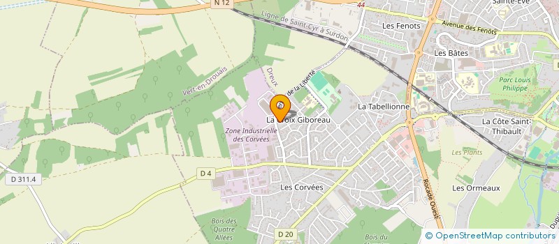 localisation de l'entreprise BLOND'AUTO à VERNOUILLET