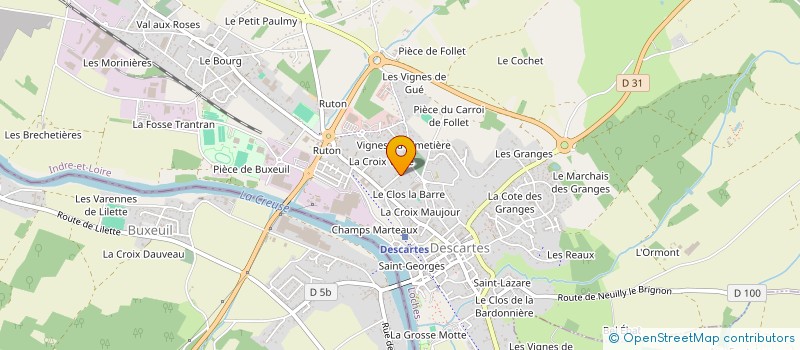 localisation de l'entreprise BLOND-MAUDUIT FINANCES  DESCARTES