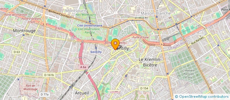 localisation de l'entreprise BLONDEA à GENTILLY