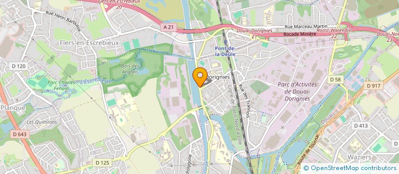 localisation de l'entreprise BLONDEAU  DOUAI