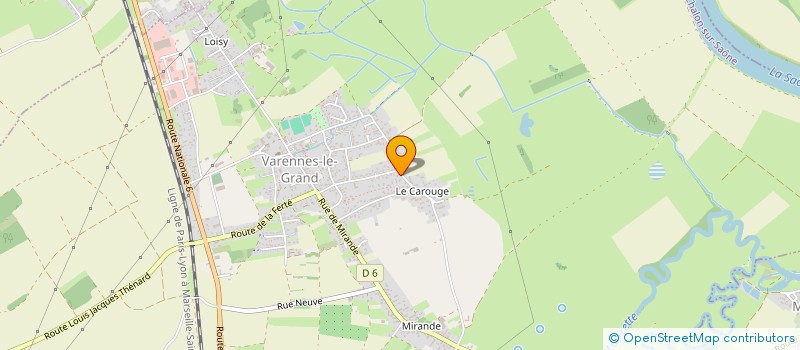 localisation de l'entreprise BLONDEAU DAVID  VARENNES-LE-GRAND