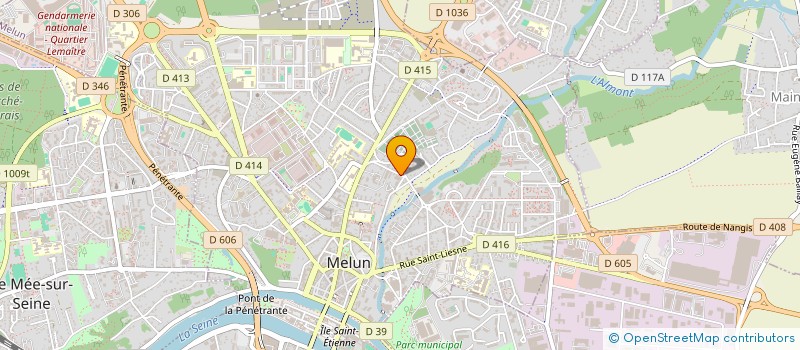 localisation de l'entreprise BLONDEAU DS à MELUN