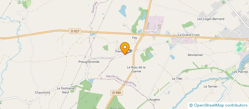localisation de l'entreprise BLONDEAU F.B. à NEUVY-SAINT-SEPULCHRE