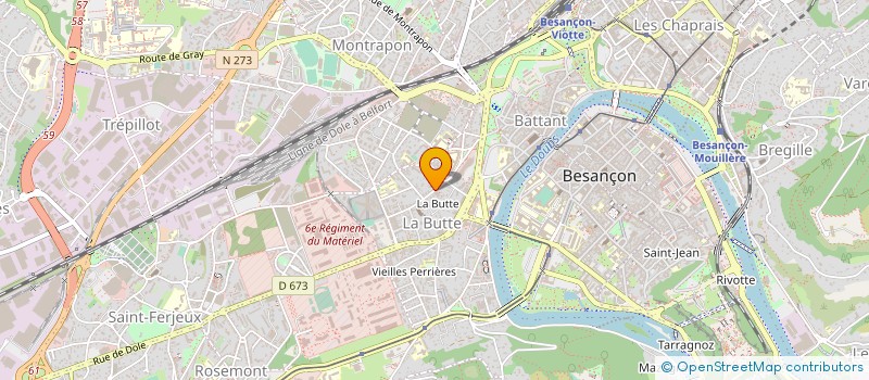 localisation de l'entreprise BLONDEAU INGENIERIE à BESANCON
