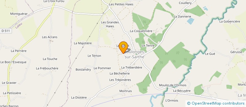 localisation de l'entreprise BLONDEAU NICOLAS à SAINT-JULIEN-SUR-SARTHE