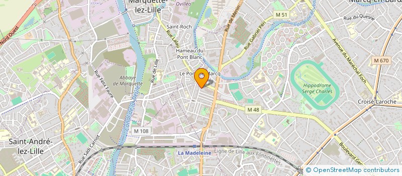 localisation de l'entreprise BLONDEAU SARL à MARCQ-EN-BARUL