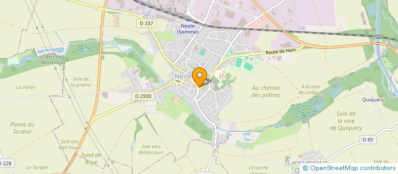 localisation de l'entreprise BLONDEAU VERITE FORMATIONS  NESLE