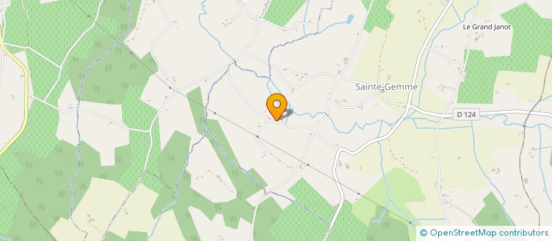 localisation de l'entreprise BLONDEL BASTIEN à SAINTE-GEMME