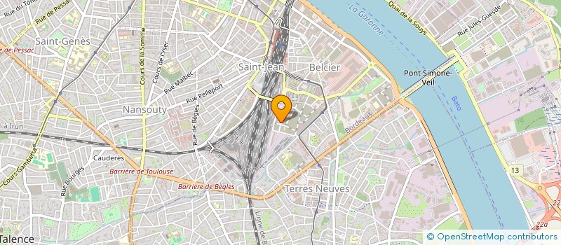 localisation de l'entreprise BLONDEL CONSEIL & RENOV à BORDEAUX