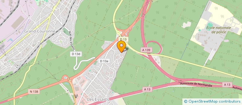 localisation de l'entreprise BLONDEL / PAUGAM  GRAND-COURONNE