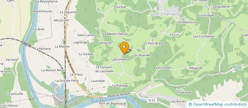 localisation de l'entreprise BLONDEL-PORCHEDDU  LES EYZIES