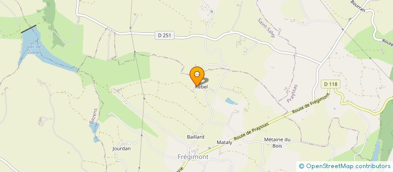 localisation de l'entreprise BLONDES DE REBEL  FREGIMONT