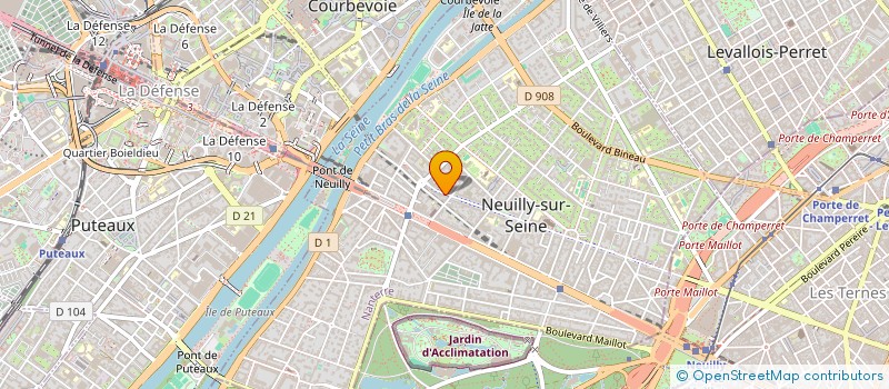 localisation de l'entreprise BLONDET HUGUES ET BLONDET CAMILLE à NEUILLY-SUR-SEINE
