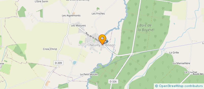 localisation de l'entreprise BLONDI'BRUNETTE à NEUILLY-LE-BISSON