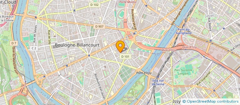 localisation de l'entreprise BLONDIES  BOULOGNE-BILLANCOURT