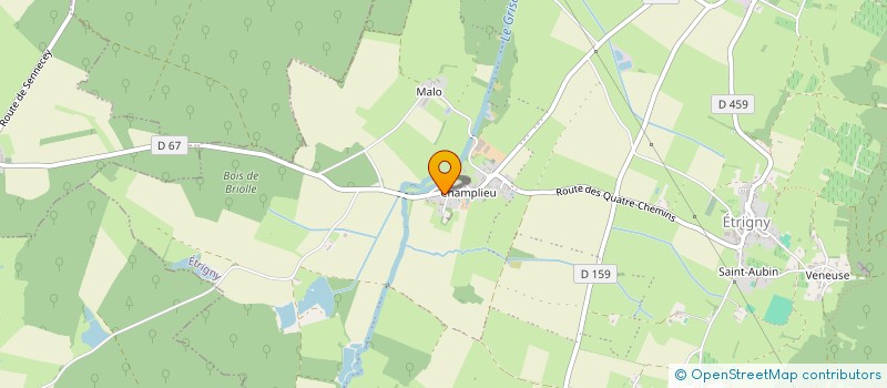 localisation de l'entreprise BLONDIN & CO  ETRIGNY