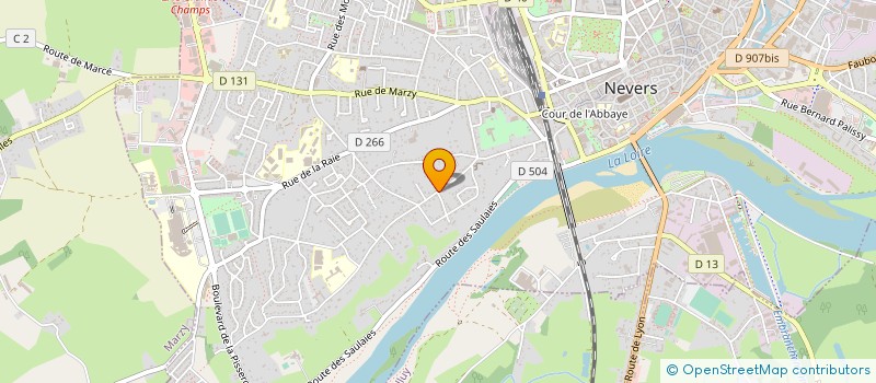 localisation de l'entreprise BLONDIN PRESSE à NEVERS