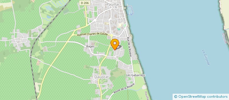 localisation de l'entreprise BLONDY à PAUILLAC