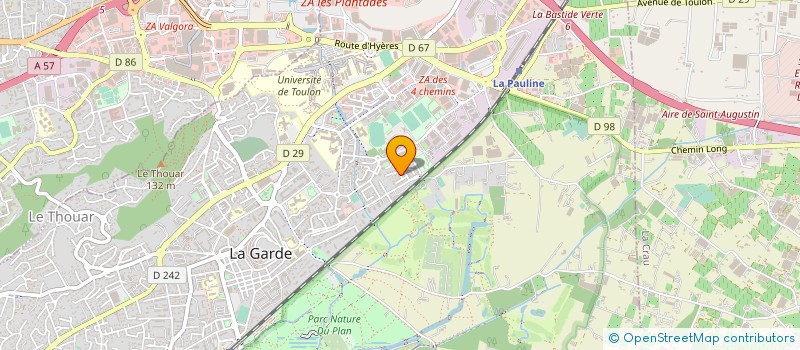 localisation de l'entreprise BLONNA ET COMPAGNIE  LA GARDE