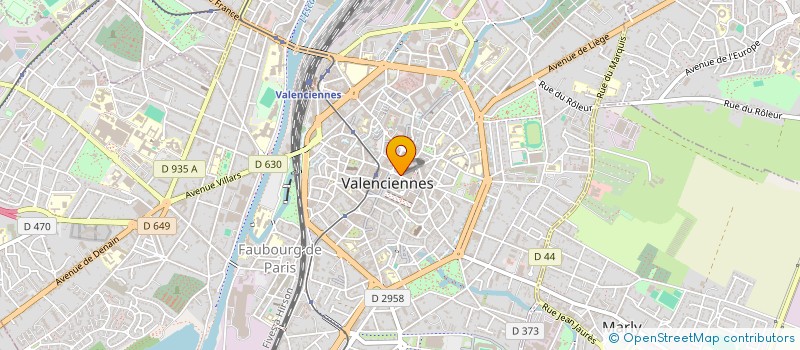 localisation de l'entreprise BLONVAL à VALENCIENNES