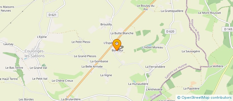 localisation de l'entreprise BLOO ELEC à VERRIERES