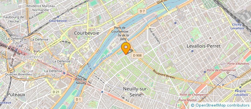 localisation de l'entreprise BLOO JEANS à NEUILLY-SUR-SEINE