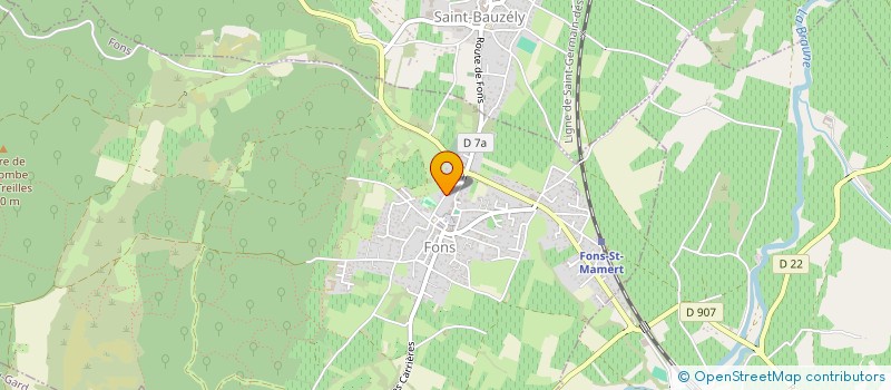 localisation de l'entreprise BLOO SARL à FONS
