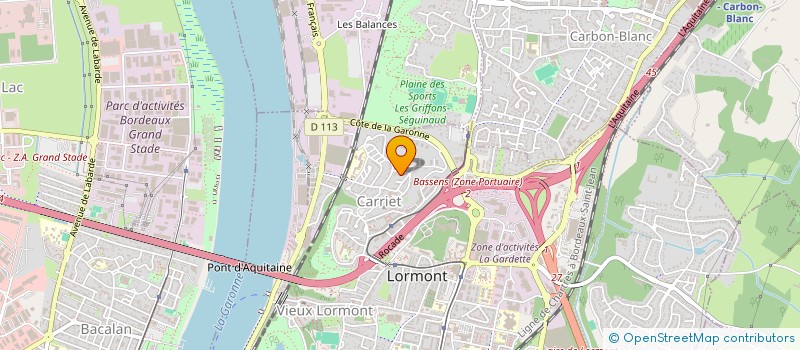localisation de l'entreprise BLOOD DIAMOND EVENTS à LORMONT