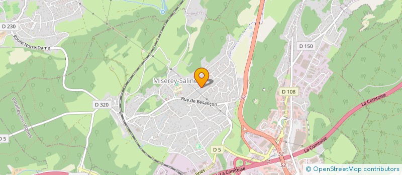 localisation de l'entreprise BLOODY KIWI  MISEREY-SALINES