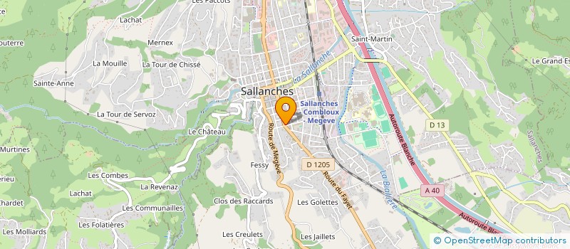 localisation de l'entreprise BLOOM  SALLANCHES