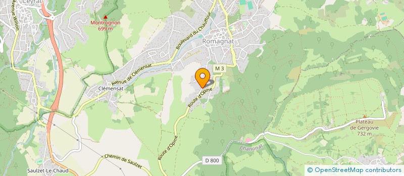 localisation de l'entreprise BLOOM  ROMAGNAT