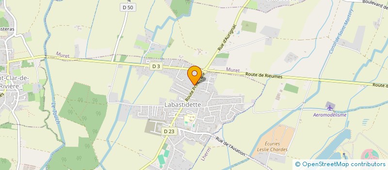 localisation de l'entreprise BLOOM  LABASTIDETTE