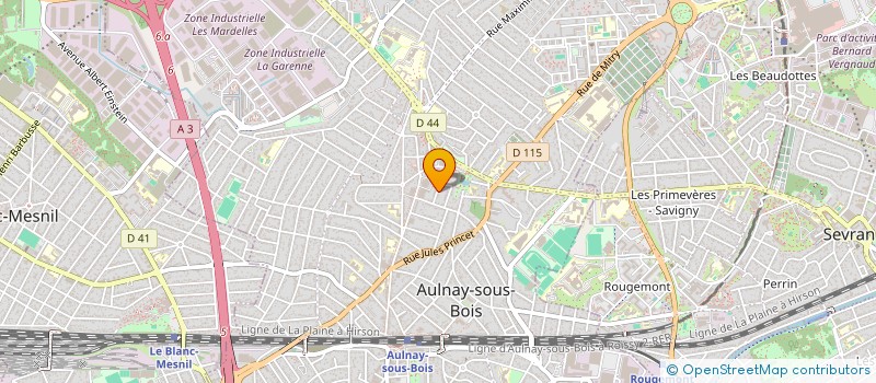 localisation de l'entreprise BLOOM CONFORT à AULNAY SOUS BOIS
