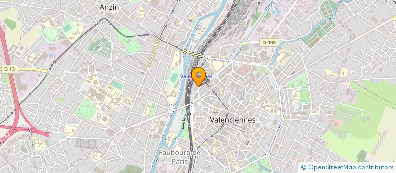 localisation de l'entreprise BLOOM COWORKING à VALENCIENNES