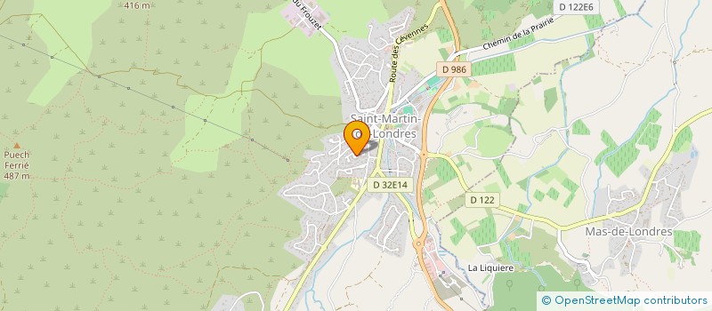 localisation de l'entreprise BLOOM STUDIO  SAINT-MARTIN-DE-LONDRES