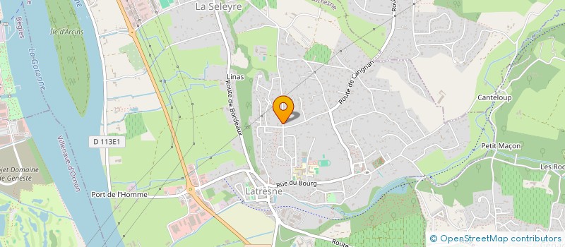 localisation de l'entreprise BLOOMED à LATRESNE