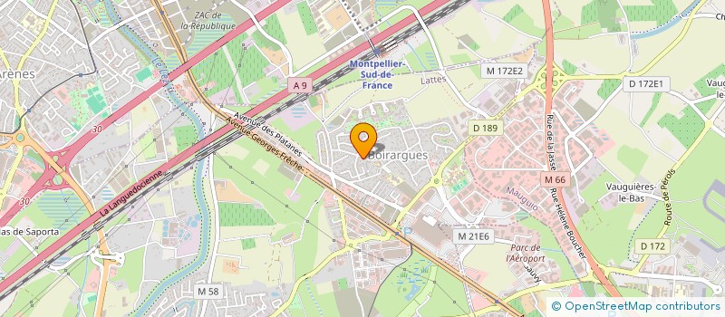 localisation de l'entreprise BLOOMING à LATTES