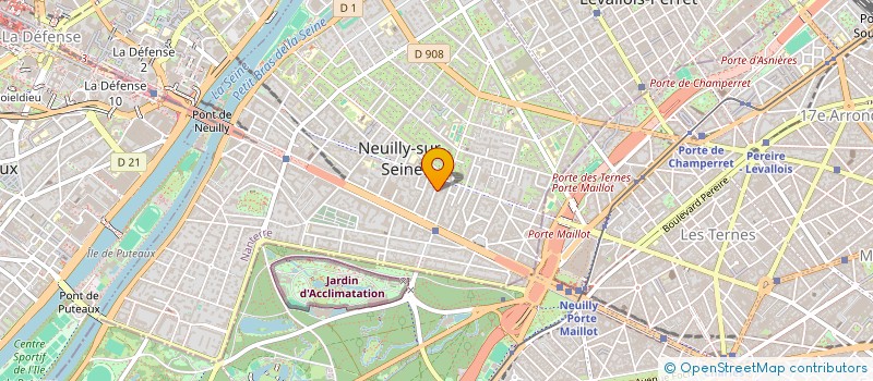 localisation de l'entreprise BLOOMING HOSPITALITY à NEUILLY-SUR-SEINE