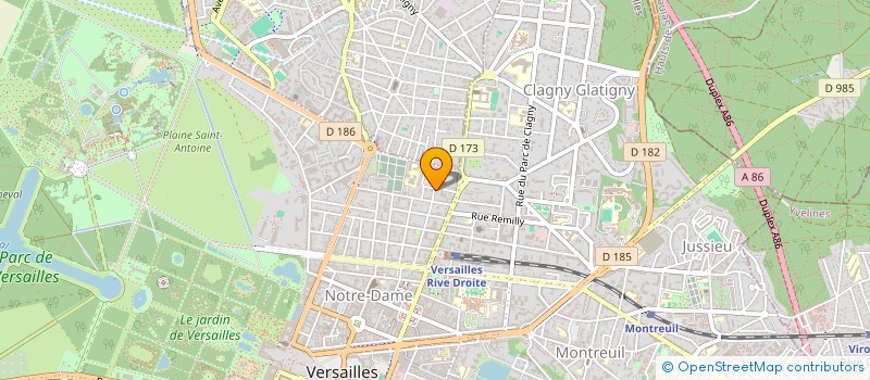 localisation de l'entreprise BLOOMING INVESTISSEMENTS à VERSAILLES