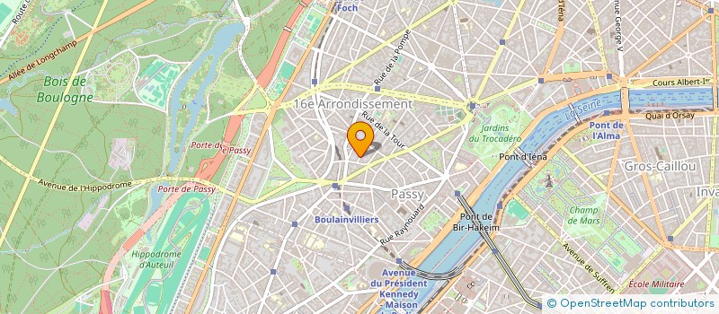 localisation de l'entreprise BLOOMING PARTNERS S.A.S.  PARIS