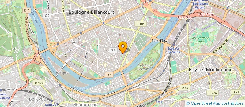 localisation de l'entreprise BLOOMING RESSOURCES  BOULOGNE-BILLANCOURT