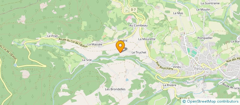 localisation de l'entreprise BLOOMSPARK à PELUSSIN