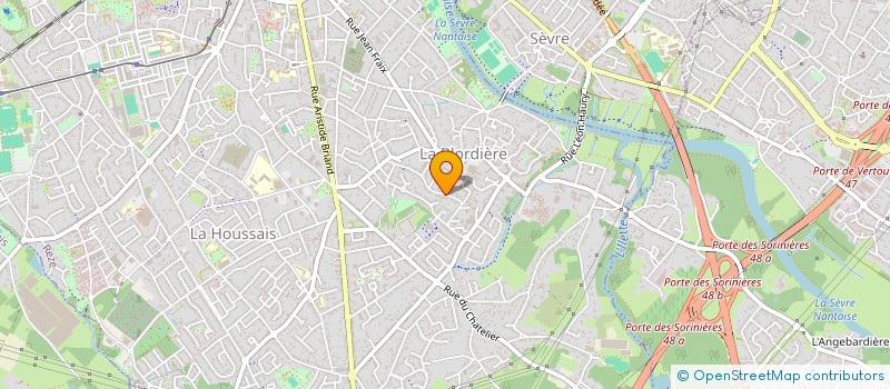 localisation de l'entreprise BLORDIERE  REZE