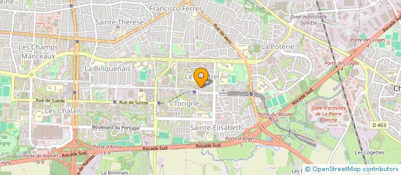 localisation de l'entreprise BLOSNE INFO SERVICES  RENNES